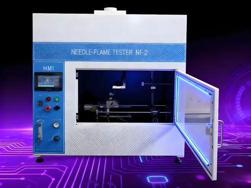 에 대한 최신 회사 뉴스 가연성 시험 장비 종합 분석: 가연성 감지에 있어서 니들 화염 시험기의 핵심 역할