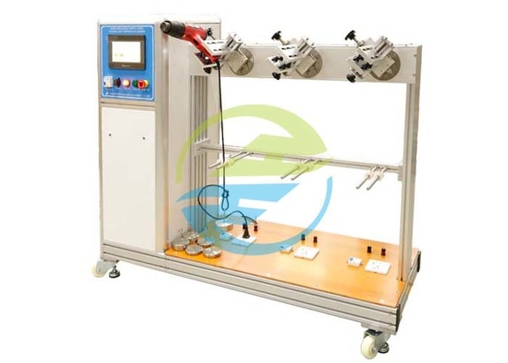 Good price 공급 코드를 위한 시험 기구를 구부리는 60rpm 가정용 전기 제품 시험 장비 3개의 역 온라인으로